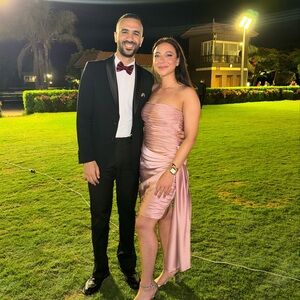 CUSTOM MADE satin rose pink strapless mini dress with side tie and front ruching